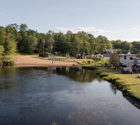 HTR Adirondacks River and Sandy Beach