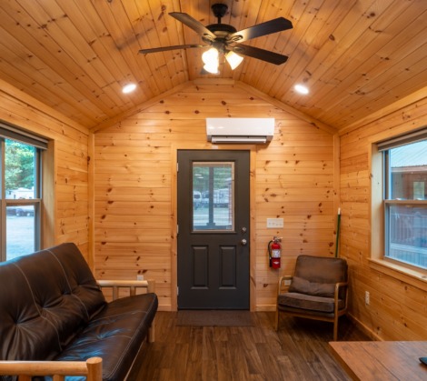 HTR Adirondacks Waterview deluxe one bedroom cabin with loft