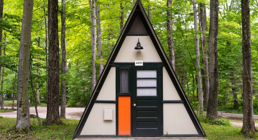 HTR Door County Rustic A-Frame Cabin Rental