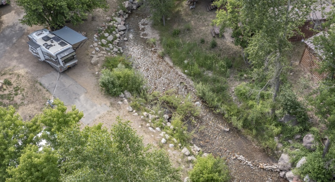 Full Hook Up Creek Site HTR Durango CO.