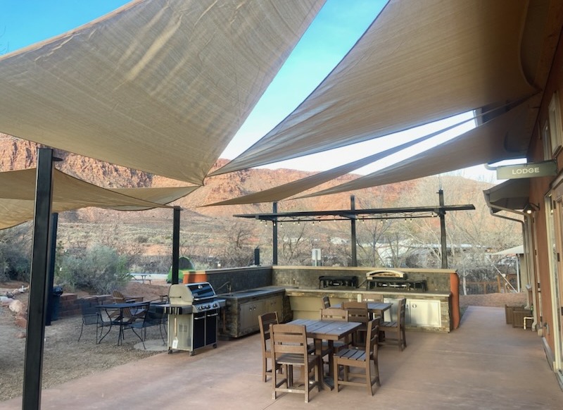 Rustic Lodge Outdoor Kitchen