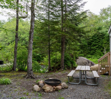 HTR Adirondacks Waterview deluxe two bedroom cabin