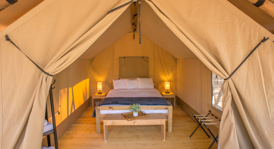 black hills safari tent campsite