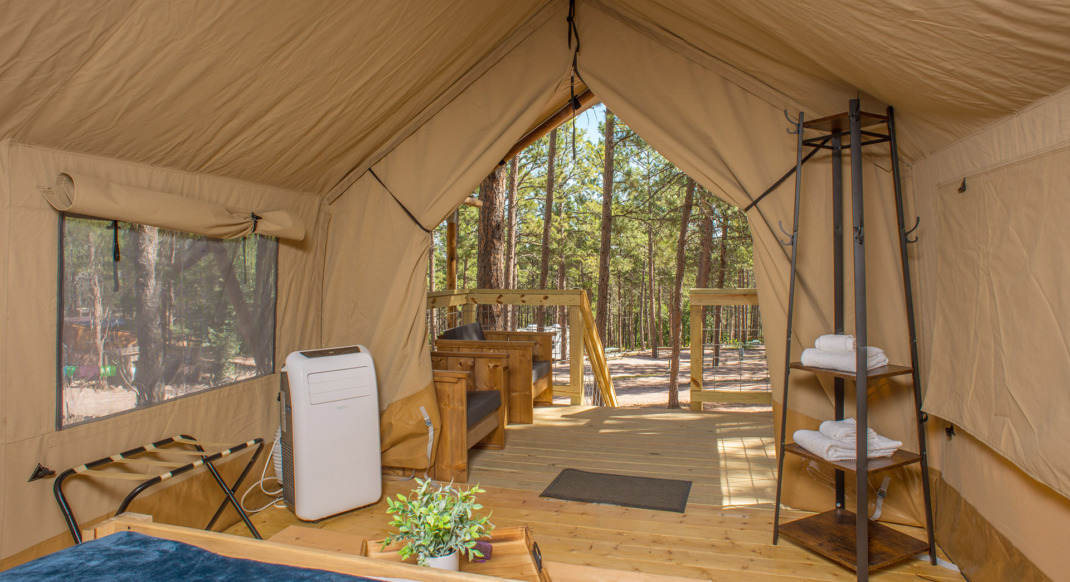 black hills safari tent campsite