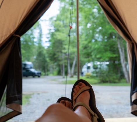 htr adirondacks glamping tent