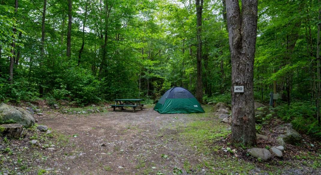 adirondacks tent site