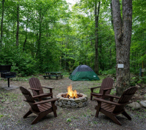 HTR Adirondacks premium tent site
