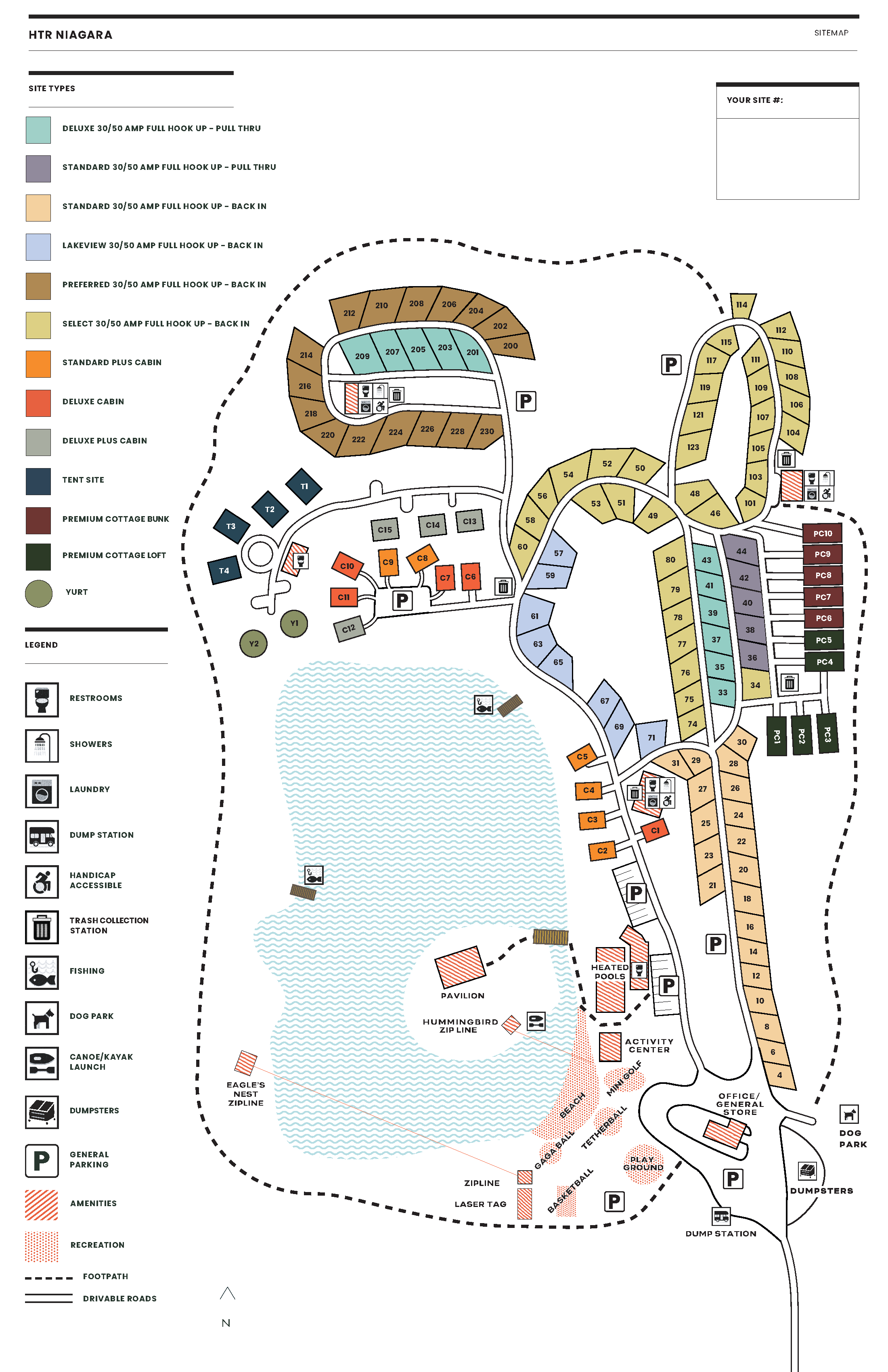 HTR Niagara Site Map