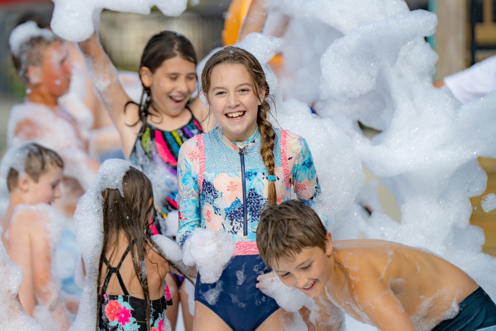 Jellystone Estes Park themed weekends, foam party